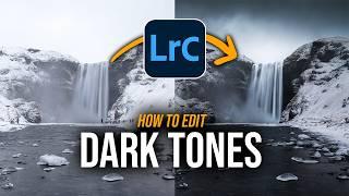 How to EDIT DARK TONES with Lightroom Classic!