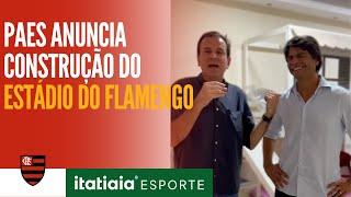 EDUARDO PAES ANUNCIA QUE PREFEITURA VAI DESAPROPRIAR TERRENO PARA CONSTRUÇÃO DO ESTÁDIO DO FLAMENGO