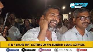 It is a shame that a sitting CM was booed by Goans: Activists