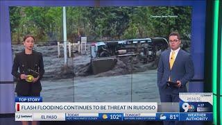 Flash flooding continues to be threat in Ruidoso