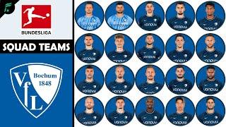 VFL BOCHUM  MEN SQUAD TEAMS - Bundesliga Season 2023/2024 | FAN Football