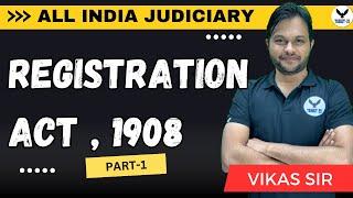 Registration Act , 1908 | Part-1 Basic To Advance | Vikas Paliwal Sir | Target 20