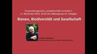 11.11.2019 Themenabend "Landwirtschaft verstehen" Vortrag von Günter Friedmann