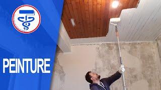 Comment peindre un plafond lambris vernis ou lasuré en blanc