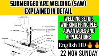 Unveiling Submerged Arc Welding: Working Principle & Advantages #welding