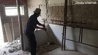How To Demolish A Wall Manually | 2msia channel