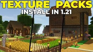 How To Download & Install Texture Packs in Minecraft 1.21