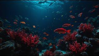  Serene Underwater Ambience for Deep Sleep | Relaxing Ocean Sounds 