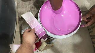 Light purple colour from asianpaints | jk maxx ninja active colour mixing | white base