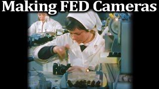 Soviet FED Film Camera Assembly Line Through the Years