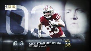 #3 Christian McCaffrey (HB, 49ers) NFL Top 100 Players Of 2024