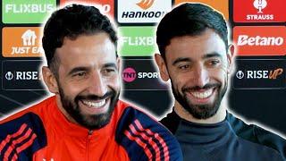 Ruben Amorim and Bruno Fernandes pre-match press conference | Manchester United v Bodo/Glimt