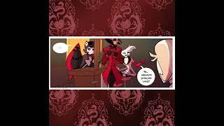 Alastor grooms Lucifer's wings | Hazbin Hotel comic dub | Radioapple  | AI voices |