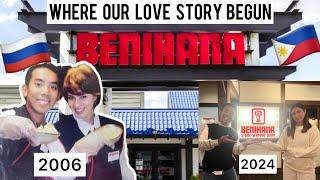 Where our Love Story Began | Filipino & Russian Met at Benihana Restaurant