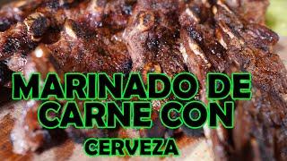 EN EL ASADOR COSTILLAS CARGADAS  MARINADA CON CERVEZA l La Vaquita