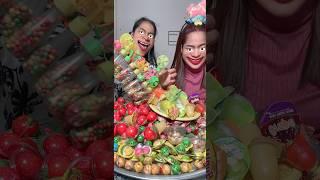 Unboxing Delicious Rainbow Lollipop #candy #candying #funny #candycandy #hellokittycandy #shorts