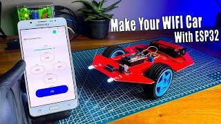 How to make aDIY 2WD WiFi-Controlled Car Using ESP32 and Blynk | Complete Guide #wifi #blynk