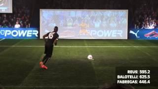 BALOTELLI vs  REUS vs  FABREGAS  CHALLENGE