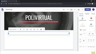 ¿Cómo crear un Portafolio en Google Sites?