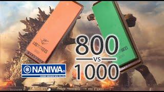 The Naniwa Chosera 800 and 1000 Sharpening Stones Compared