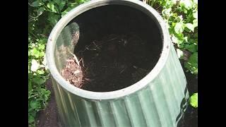 Go Green! how we make our own organic compost and move the compost bin