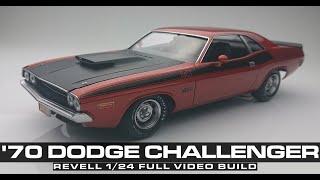 1/24 REVELL '70 DODGE CHALLENGER T/A FULL VIDEO BUILD