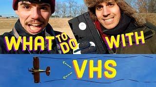 Two idiots play with old VHS tapes - The VHS Cub 