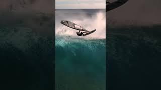 BIG Cloudbreak Aerial! #windsurfing