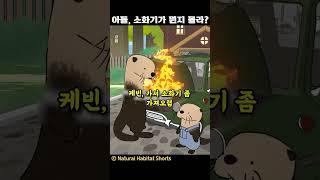 아들, 소화기가 뭔지 몰라