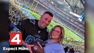 Lions fan snags Jared Goff's touchdown throw