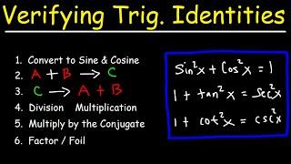 Verifying Trigonometric Identities