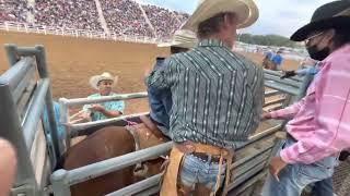 Craziest bronc wreck in history