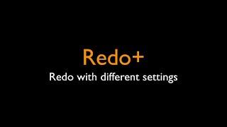 Redo+ (PhotoScape X 4.0)