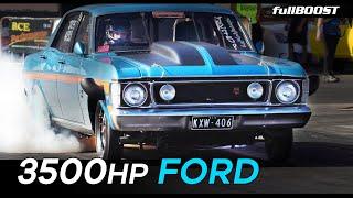 Trying to harness 3500hp in a 50 year old Ford Falcon | fullBOOST