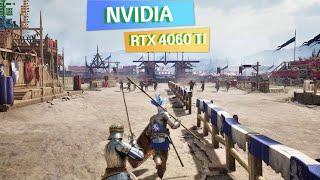 Chivalry 2 RTX 4060 TI 8GB + i3 13100F 2560 x 1440 WQHD DLSS Quality Maximum Settings