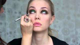 Макияж smoky eyes зеленый визаж  Life in color 002  Наталья Шик