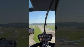 Zurich Airport Helicopter Landing: A Rare Glimpse of the Action #shorts