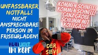 UNFASSBARER NOTFALL! Nicht ansprechbare Person im FRISEURSALON ! 