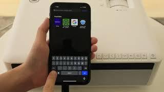 How to mirror your iOS device to VANKYO Performance V630W Projector via wireless connection?