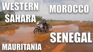 Senegal , Mauritania , Sahara Occidental , Marruecos  | Viaje en moto | 2018