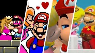 Evolution of Peach Kissing Mario (1990-2021)