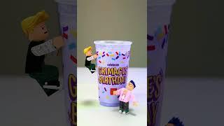 GRIMACE MILKSHAKE VS. LANKYBOX! 6  #shorts *ADAM VS JUSTIN*