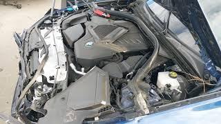 BMW B46 2.0 motor sound of 2021 330I 3MW5R1J02M8B49132