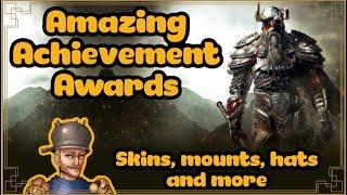 ESO 5 Amazing Achievement Rewards; mounts, skins, hats and more (Elder Scrolls Online 2022 Guide)