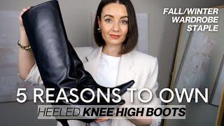 5 REASONS TO OWN BLACK KNEE HIGH BOOTS | FALL/WINTER WARDROBE STAPLE | Styled. by Sansha