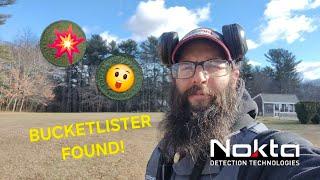 Bucketlister found! 2 great coins and relics Metal Detecting old ground!