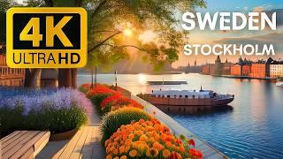 Stockholm SWEDEN 4K  Stockholm Walking Tour ️ Europe Walking Tour 4K  Summer 60fps