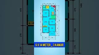 Ukuran 6x14 Meter