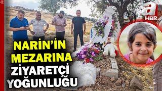 Minik Narin'in mezarında ziyaretçiler yoğunluk oluşturuyor | İşte son gelişmeler | A Haber