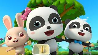 Bayi Panda Mengajarkan Bagaimana Pentingnya Berbagi Dengan Teman | BabyBus Bahasa Indonesia